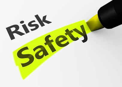picture showing risk and safety highlighted